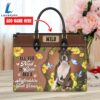 Staffordshire Bull Terrier Dog All You Need Is Love And A Leather Handbag