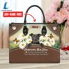 Staffordshire Bull Terrier Dog Are Not Our Whole Life But They Make Our Lives Whole Leather Handbag