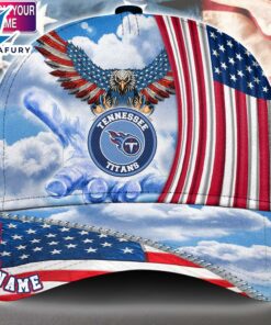 Tennessee Titans Cap Pride US 4th Of July Cap Veterans Cap Custom Name