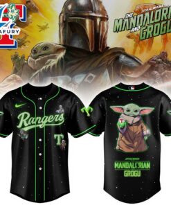 Texas Rangers x The Mandalorian & Grogu Limited Fan Baseball Jersey