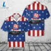 US Air Force Bell UH-1N Twin Huey 1st Helicopter Squadron, 4th Of July Hawaiian Shirt
