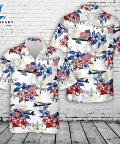US Air Force Boeing B-52 Stratofortress 4th Of July Hawaiian Shirt