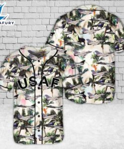 US Air Force Convair F-106 Delta Dart AOP Baseball Jersey