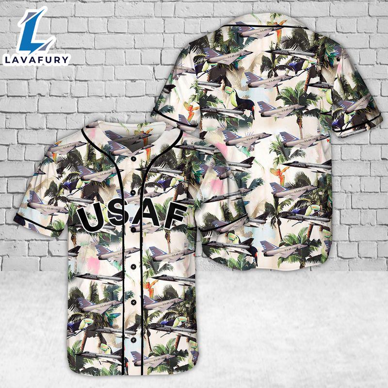 US Air Force Convair F-106 Delta Dart AOP Baseball Jersey 4TH Of July US Air Force Convair F-106 Delta Dart AOP Baseball Jersey 4TH Of July