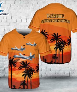 US Air Force General Atomics MQ-9 Reaper Baseball Jersey