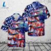 US Air Force Kentucky Air National Guard C-130H Hercules, 4th Of July Hawaiian Shirt