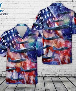 US Air Force Kentucky Air National Guard C-130H Hercules, 4th Of July Hawaiian Shirt