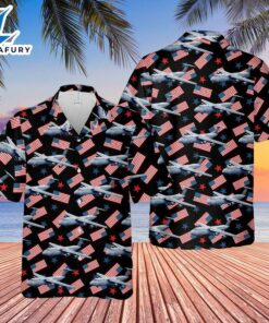 US Air Force Lockheed C-5 Galaxy 4th Of July Hawaiian Shirt