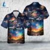 US Air Force Lockheed C-5M Super Galaxy, 4th Of July Hawaiian Shirt