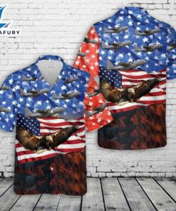 US Air Force Lockheed EC-130H Compass Call Of 41st EWS, 4th Of July Hawaiian Shirt