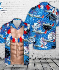 US Air Force Lockheed LC-130, 4th Of July Hawaiian Shirt