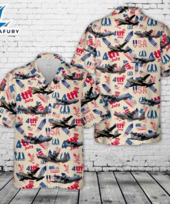 US Air Force Lockheed MC-130, 4th Of July Hawaiian Shirt