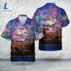 US Air Force Pennsylvania Air National Guard 193rd Special Operations Squadron Lockheed EC-130E Hercules (sn 63-7869), 4th Of July Hawaiian Shirt