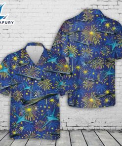 US Air Force Rockwell B-1 Lancer 4th Of July Hawaiian Shirt