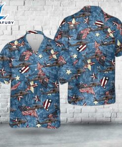 US Air Force Sikorsky HH-60 Pave Hawk, 4th Of July Hawaiian Shirt