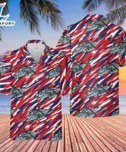 US Air Force Sikorsky MH-53 Pave Low 4th Of July Hawaiian Shirt