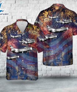 US Air Force Texas Air National Guard 182d Fighter-Interceptor Squadron - F-86L Interceptors, 4th Of July Hawaiian Shirt