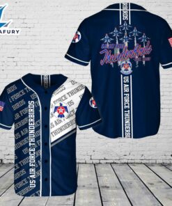 US Air Force Thunderbirds AOP Baseball Jersey