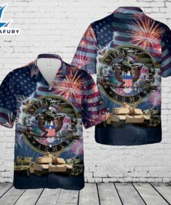US Army 4th Of July Hawaiian Shirt