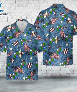 US Army 75th Ranger Regiment, 4th Of July Hawaiian Shirt