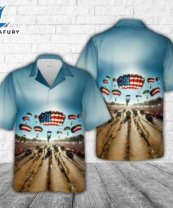 US Army 82nd Airborne Division, 4th Of July Hawaiian Shirt 3