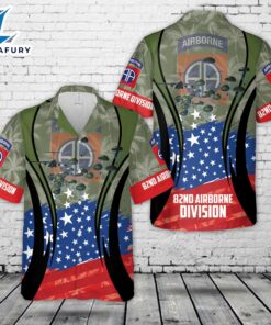 US Army 82nd Airborne Division, 4th Of July Hawaiian Shirt