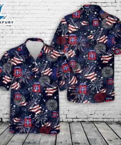 US Army 82nd Airborne Division Paratrooper, 4th Of July Hawaiian Shirt