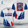 US Army 82nd Airborne National Airborne Day Baseball Jersey