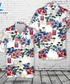 US Army 82nd Airborne Paratrooper, 4th Of July Hawaiian Shirt