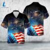 US Army Bell UH-1V Iroquois (205), 4th Of July Hawaiian Shirt
