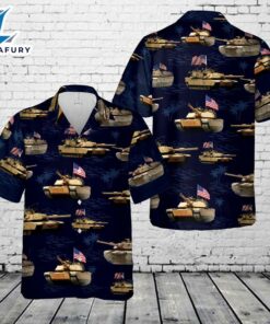US Army M1A1 Abrams Tank July 4th Hawaiian Shirt