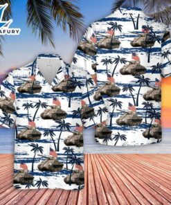 US Army M4A3(76)W HVSS, 4th Of July Hawaiian Shirt