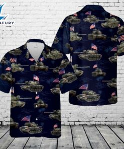 US Army M60A1 Tank July 4th Hawaiian Shirt