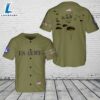 US Army Paratroopers With The 507th Parachute Infantry Regiment (507th PIR) Parachute Baseball Jersey