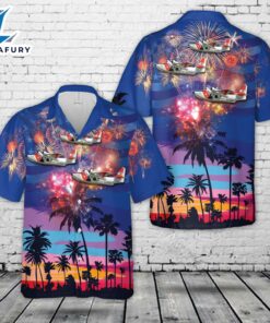 US Coast Guard (USCG) Grumman HU-16B Albatross. 4th Of July Hawaiian Shirt