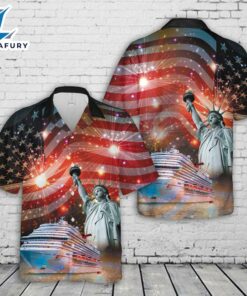 US Cruising 4th July Hawaiian Shirt