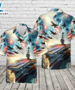 US Navy 4th Of July Hawaiian Shirt