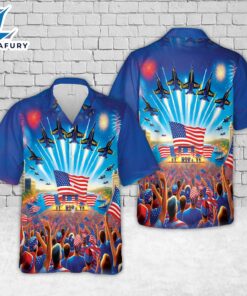 US Navy Blue Angels, 4th Of July Hawaiian Shirt 3