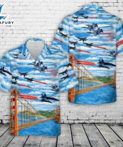 US Navy Blue Angels 4th Of July Hawaiian Shirt