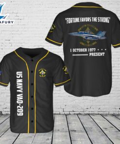 US Navy Boeing EA-18G Growler of VAQ-209 Star Warriors Baseball Jersey
