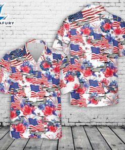 US Navy CMV-22B logistics aircraft, 4th Of July Hawaiian Shirt