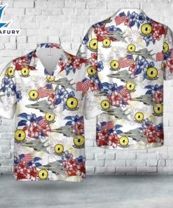 US Navy F-14A Tomcat Of VF-202 Superheats, 4th Of July Hawaiian Shirt