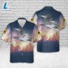 US Navy F-14A Tomcat Of VF-302 Stallions , 4th Of July Hawaiian Shirt