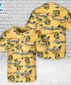 US Navy F-14A Tomcat Of VF-84 Jolly Rogers Baseball Jersey