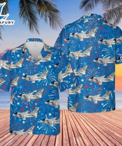 US Navy Lockheed S-3 Viking Of VS-37 4th Of July Hawaiian Shirt