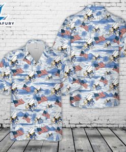 US Navy SEABEES Naval Construction Force (NCF), 4th Of July Hawaiian Shirt