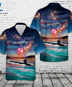 US Navy USS Colorado (SSN-788), 4th Of July Hawaiian Shirt