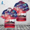 US Navy USS Missouri (BB-63), 4th Of July Hawaiian Shirt
