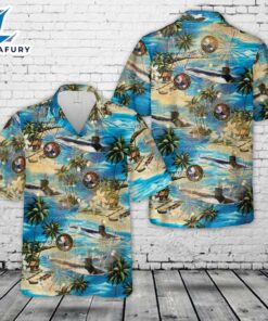 US Navy USS Missouri (SSN-780), 4th Of July Hawaiian Shirt