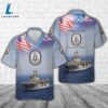 US Navy USS Wasp (LHD-1), 4th Of July Hawaiian Shirt
